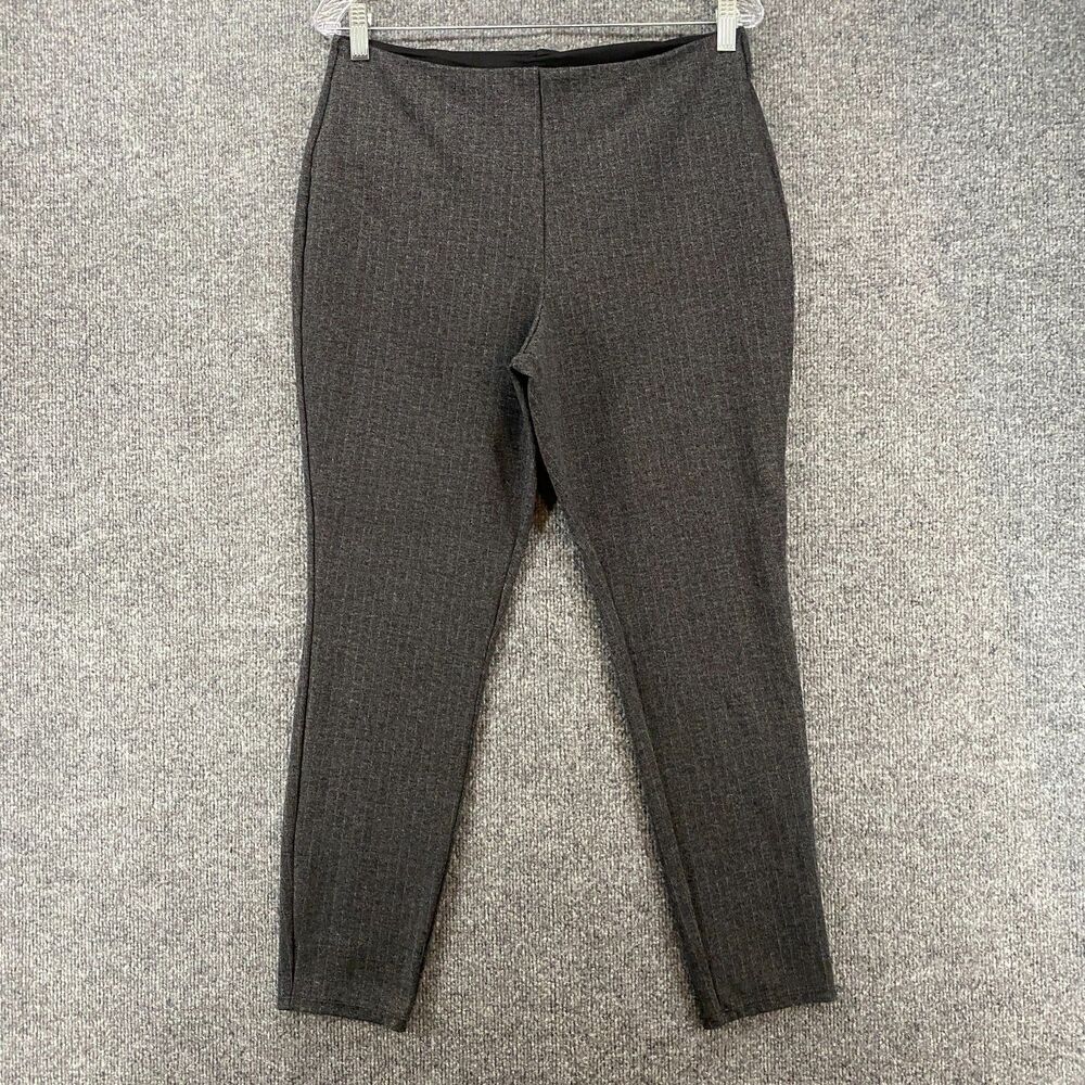 Lysse Pants Womens XL Gray Pull On Skinny Slimming Tummy Control Business Casual